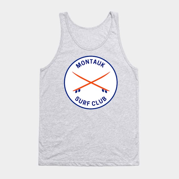 Vintage Montauk New York Surf Club Tank Top by fearcity